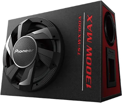Produktbild von Pioneer TS-WX300A, Aktiver Subwoofer, 20 - 130 Hz, 113 dB, 50 - 125 Hz, Schwarz, Ferrit