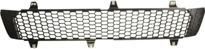 Zdjęcie produktu dla Grill przedni do samochodów ciężarowych Scania serii L, P, G, R, S - czarny, umieszczony w górnej części. Model: COVIND R50/146