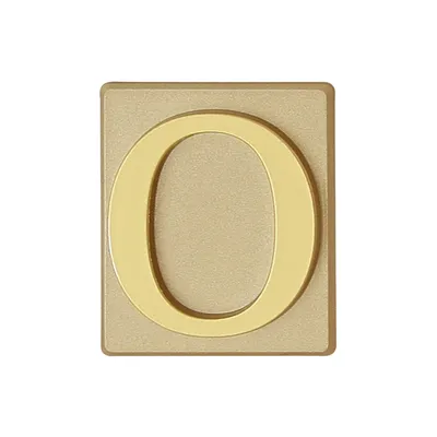 Produktbild von DOMINO Hausnummer Briefkasten Selbstklebend - 0 | 3D Türnummer Adressnummern Aufkleber | Hausnummern Klebend | Klebezahlen Wetterfest | Zahlen zum Aufkleben | Hausnummernschild | PCV | Gold