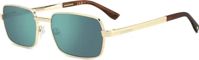 Immagine prodotto di Dsquared2 D2 0192/S ROSE GOLD/ GREEN MIRRORED 58/19/145 Occhiali da uomo Occhiali da sole