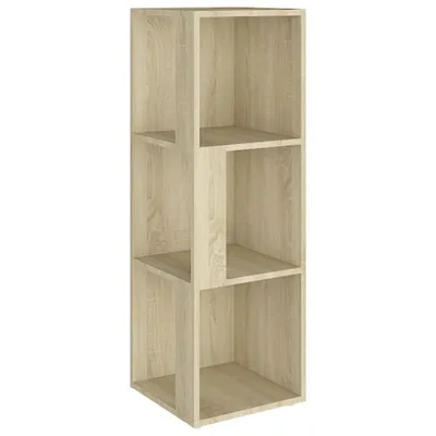Produktbild von vidaXL Eckregal Sonoma-Eiche 33x33x100 cm Holzwerkstoff
