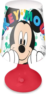 Obrázok produktu pre EUROSWAN Nočná stolná LED lampička Mickey Plast, 18x9 cm
