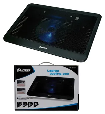 Produktbild von VAKOSS LF-1854LK Notebook-Kühlpad bis 17 Zoll mit USB-Hub
