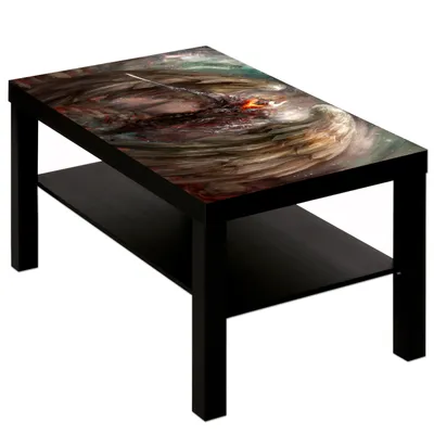 Produktbild von Couchtisch mit Motiv Gothic Helll Fürst der Finsternis