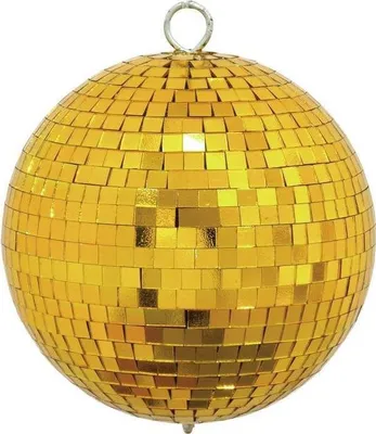 Zdjęcie produktu dla EUROLITE Spiegelkugel 15cm gold (50120023)