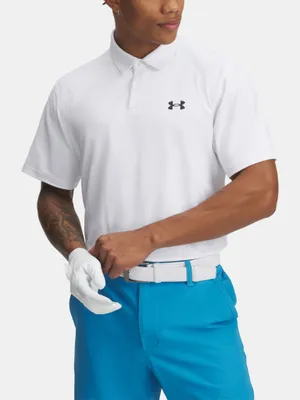 Immagine prodotto di Under Armour Golf Tee To Green Pique Polo a maniche corte Bianco S Uomo Bianco S