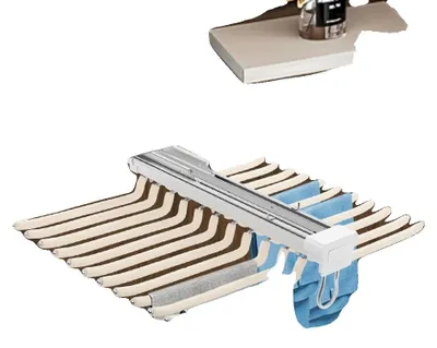 Produktbild von Hosenständer, Ausziehbares Aufbewahrungssystem, Platzsparender Organizer, Beige