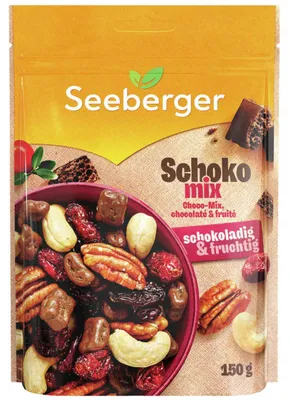 Produktbild von Seeberger Schoko-Mix schokoladig & fruchtig 150g