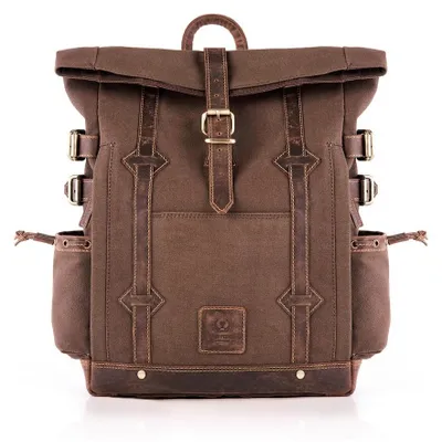 Produktbild von Großer Trekking-Reiserucksack für Männer braun Paolo Peruzzi T-40-BR