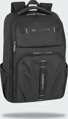 Produktbild von CoolPack Rucksack RUMB Schwarz, 15,6-Zoll-Laptopfach, Schule