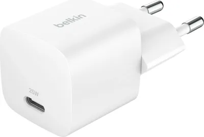 Image de belkin WCA012KQWH BOOST Charge 25W Chargeur USB-C PD blanc