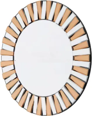 Immagine prodotto di Elegante specchio da parete - Rotondo - 60 cm - Senza illuminazione - Per il soggiorno