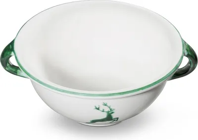 Produktbild von Gmundner Keramik Grüner Hirsch Weitling 25cm