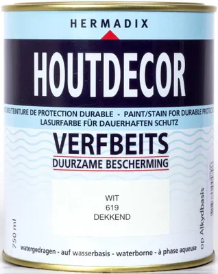 Immagine prodotto di Decoro legno 619 bianco 750 ml Hermadix