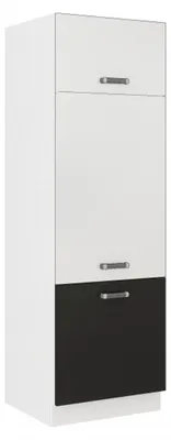 Produktbild von Küchen Gerätehochschrank 60 cm für das Modell „Omega 240 Schwarz + Weiss“