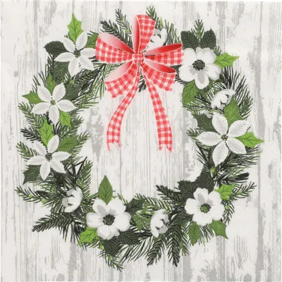 Immagine prodotto di PAPSTAR 89359 PAPSTAR Servietten Christmas Wreath 20 St.