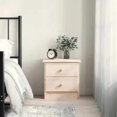 Obrázok produktu pre vidaXL Nočný stolík ALTA Natural 41x35x41 cm z masívneho borovicového dreva
