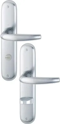 Zdjęcie produktu dla Zestaw długich rozet Atlanta 1530/273P Alu.F1 SK/OL 78mm DIN L/R HOPPE