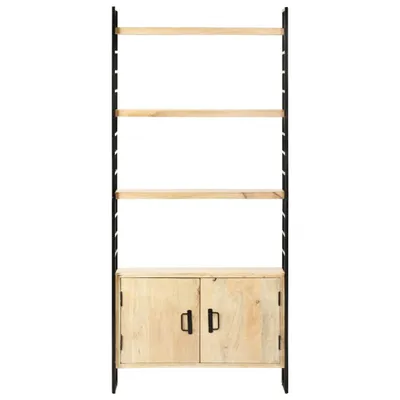 Image de vidaXL Bibliothèque 4 niveaux 80x30x180 cm Mango massif