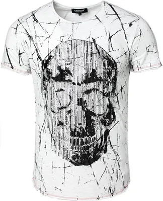 Produktbild von Brandneu Designer T-Shirt CARISMA in Weiß mit Strass CRM4579 M