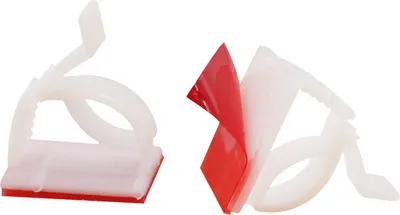 Produktbild von INF Kabelclips mit starkem Kleber - 100 Stück Weiß S
