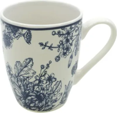 Produktbild von 6er Set Tassen Kaffeetassen Becher 310 ml Tasse Blumen 15268 Keramik