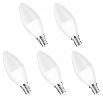 Produktbild von Spectrum LED-Lampe E14 4.9W 520lm 2700K Warmweiß dimmbar 5 St.