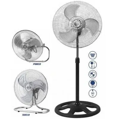 Produktbild von Orbegozo PWS 0547, Mehrfachmontagen-Industriegebläse, Edelstahl, Metall, 45 cm, AC, 90 W
