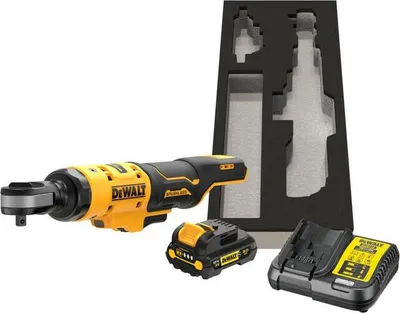 Zdjęcie produktu dla DeWALT DCF503L1G-QW, Klucz udarowy, Bezszczotkowy, Czarny, Żółty, 3/8", 250 RPM, 81 N·m