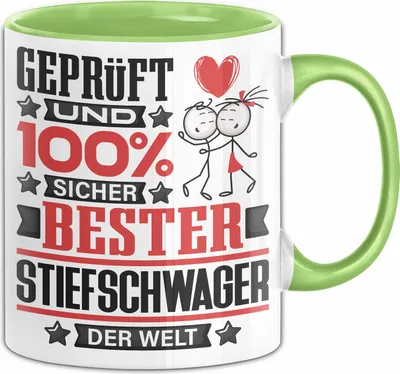 Produktbild von Stiefschwager Geschenk Lustiger Spruch für Stiefschwager Geschenkidee Bester Stiefschwager Der Welt (Grün)