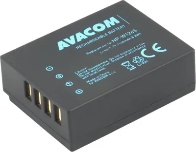 Productafbeelding van Fujifilm NP-W126S lithium-ion batterij, 7.2V, 1140mAh, 8.2Wh