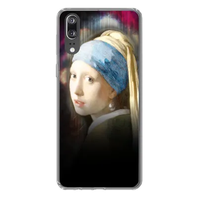 Produktbild von MuchoWow® Handyhülle Schutzhülle Hülle für Huawei P20 Kunst - Vermeer - Regenbogen Silikon Softcase Handy Hülle - Hardcover