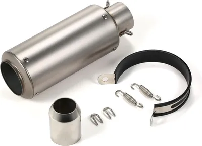Immagine prodotto di 38-51 mm universale moto tubo di scarico tubo posteriore refit silenziatore per moto ATV