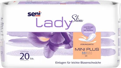 Zdjęcie produktu dla Seni Lady Slim podpaski mini plus 20 szt