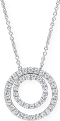 Produktbild von JuwelmaLux Collier 925/000 Sterling Silber mit synth Zirkonia JL10-05-1253