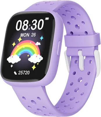 Produktbild von TICTIKY Kinder Smartwatch mit Fitness Tracker Schrittzähler Herzfrequenz Schlafmonitor 80 Sportmodi Spiele IP68 Wasserdicht 1,83 Zoll