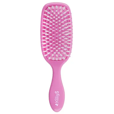 Produktbild von Hochwertige Himbeerkernöl Haarbürste für hochporöses Haar in sanftem Rosa