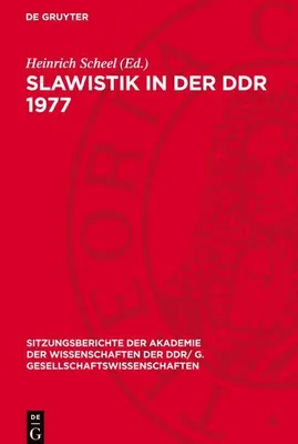 Produktbild von Slawistik in der DDR 1977