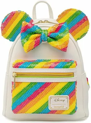 Produktbild von Loungefly Disney by Loungefly Rucksack Sequin Rainbow Minnie LF-WDBK1659