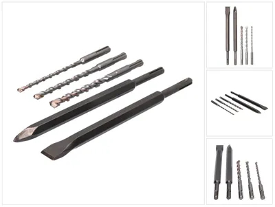 Image de Metabo Set de forets et burins SP SDS plus 6 / 8 / 10 mm - 5 pièces. (630465000)