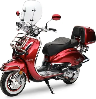 Produktbild von Motorroller 50 ccm Burnout EasyCruiser Dunkelrot Metallic 45 km/h
