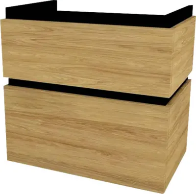 Obrázok produktu pre Kúpeľňová skrinka pod umývadlo Devo Viva 2.0 orechovec 69 x 66 x 44 cm VV2-SU2S69x66-P71