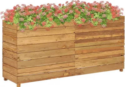 Immagine prodotto di The Living Store Letto rialzato 150x40x72 cm in teak massiccio e acciaio