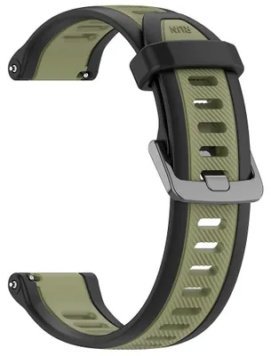 Obrázek produktu pro Techsuit – řemínek Watchband 20 mm (W053) pro Samsung Galaxy Watch 4/5/Active 2, Huawei Watch GT 3 (42 mm)/GT 3 Pro (43 mm) – khaki
