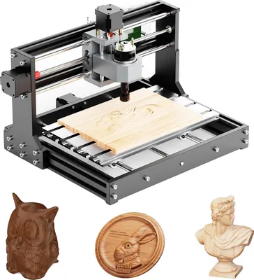 Obrázok produktu pre CNC gravírovací stroj, presné gravírovanie s rozlíšením 0,1 mm, univerzálna kompatibilita s materiálmi, TTC3018