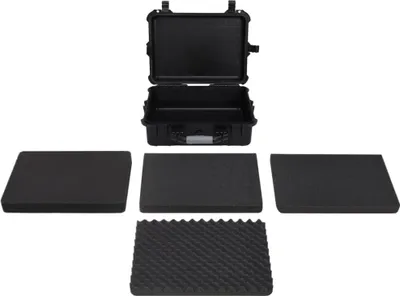 Obrázok produktu pre vidaXL Letecký kufor Prenosný čierny 52x40x19 cm PP
