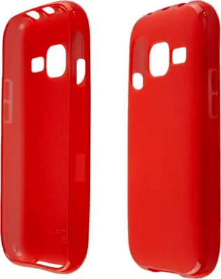 Image de caseroxx Housse de protection TPU compatible avec Doro Primo 218 / 368, étui en caoutchouc pour téléphone portable rouge