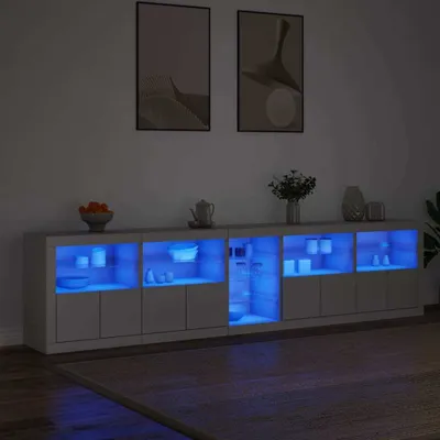 Immagine prodotto di Credenza con Luci LED Bianca 283x37x67 cm