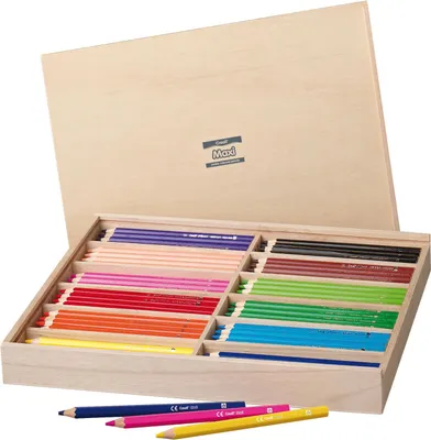 Produktbild von Creall Maxi Buntstifte Aufbewahrungsbox 147-teilig Farbstifte Set
