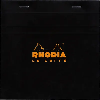 Image de Rhodia 148209C bloc-notes 80 feuilles Noir